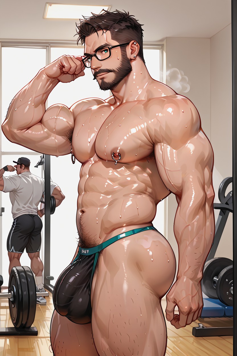 Beard, 20+, Perverted AI Gay Porn