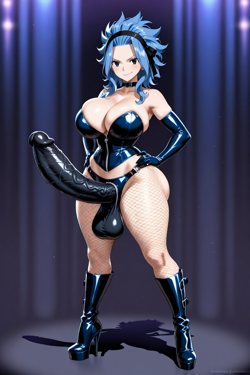 Hyper Penis, Standing, Full Body View Hentai AI Porn