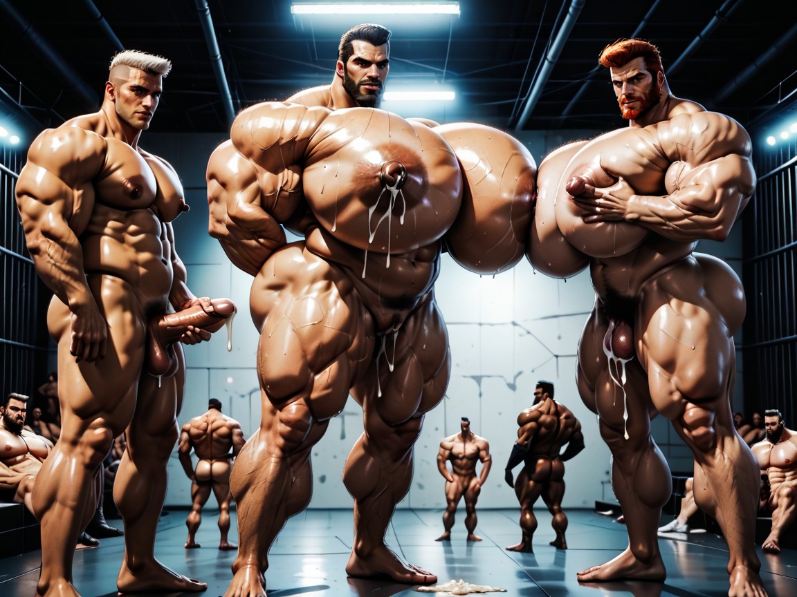 Кремпай, Hyper Massive Ass, Bearded ИИ порно