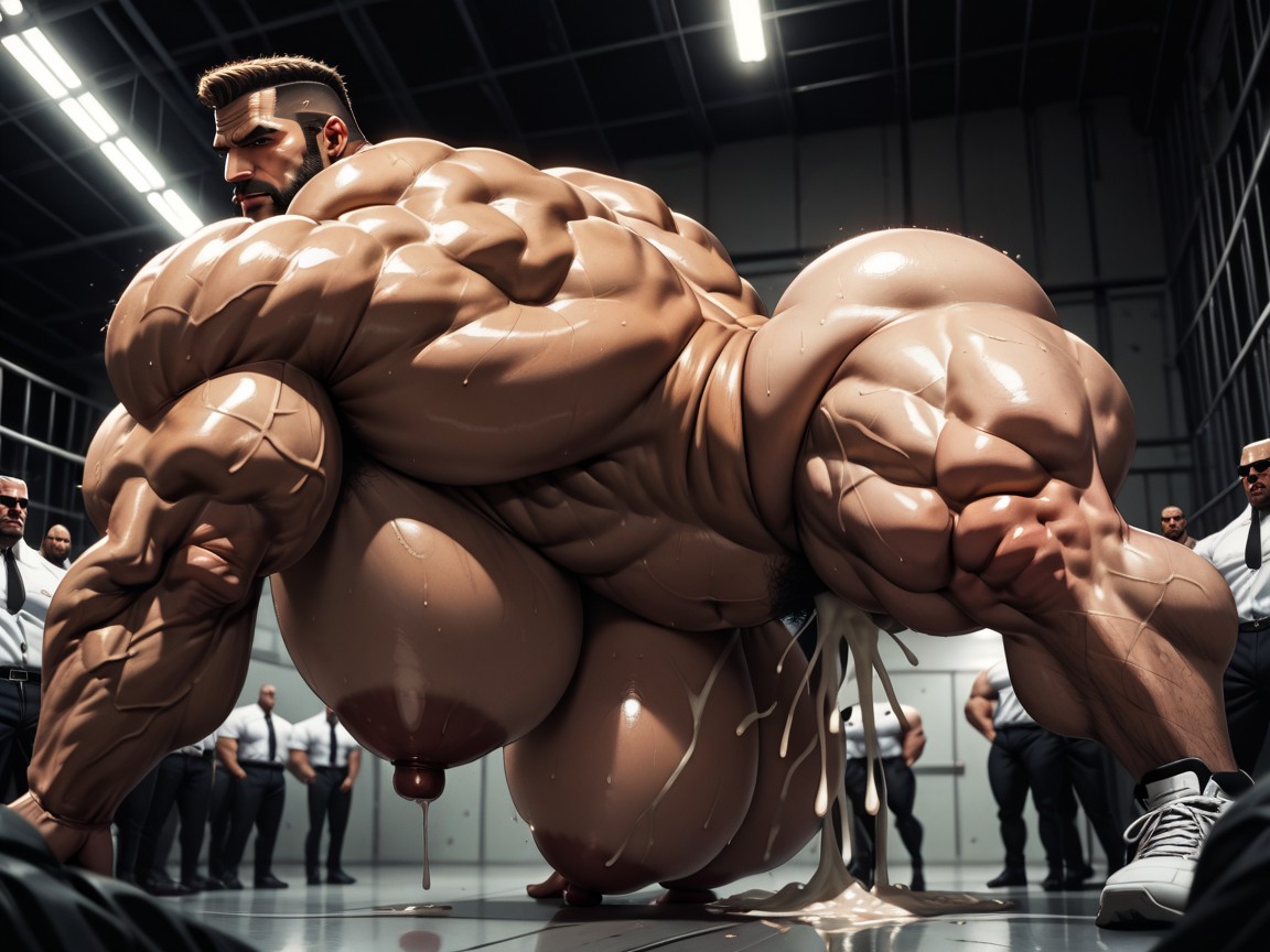 Bending Over, Wide Angle, Breast Expansion AI Porn