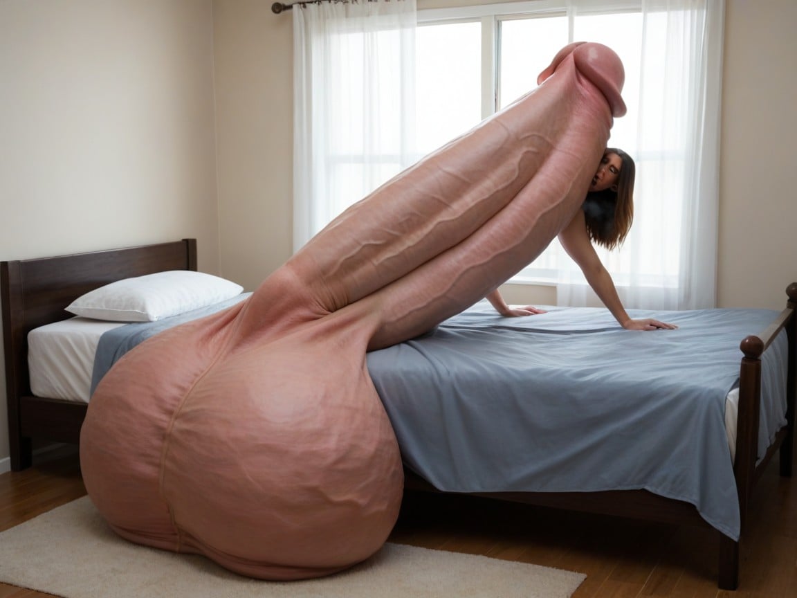 Hyper Gigantic Penis, Penis Is Just Way Too Gigantic, Giant Bulging Penis Porno shemale IA