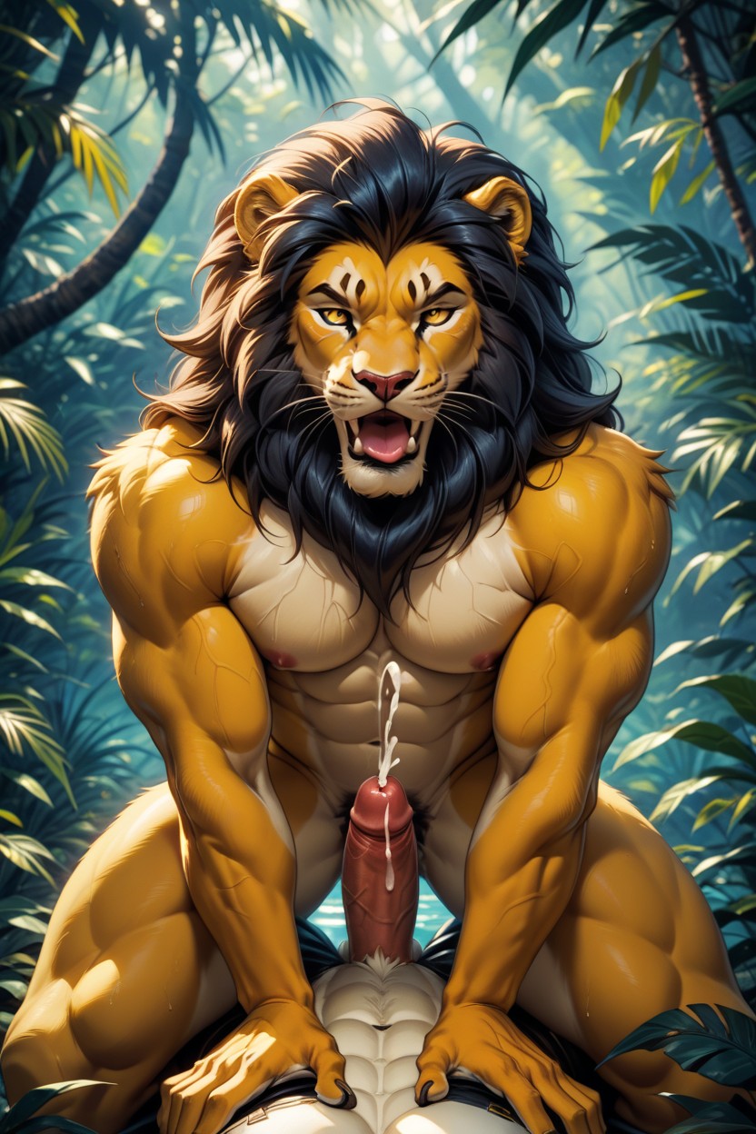 Gay Sex, Anthro, Orgasm Furry AI Porn