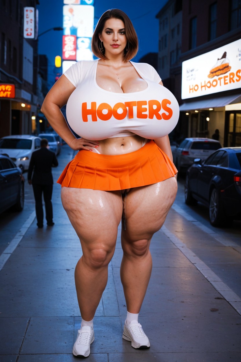 Wide Hips, Neon, Pussy Juice AI Porn