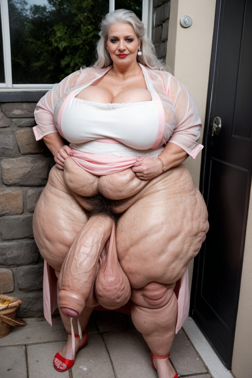 Hyper Length Legs Hyper Testicals, Foreskin, Cellulite Body Cellulite Legs AI Porn