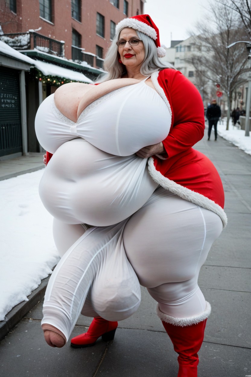 Hyper Length Legs Hyper Testicals Bulge, Impossibly Huge Ass, Long Sleeves AI Porn