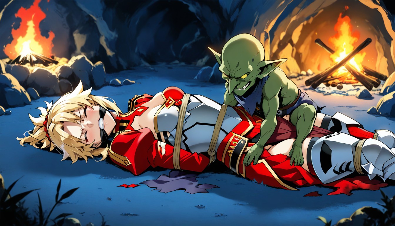 Ultra Detailed, Armure, Goblin Hold Female Cloth Porno IA Hentai
