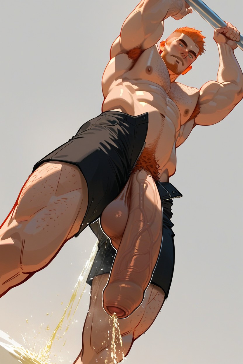 Man Only, Rapado, Masculine Porno gay IA