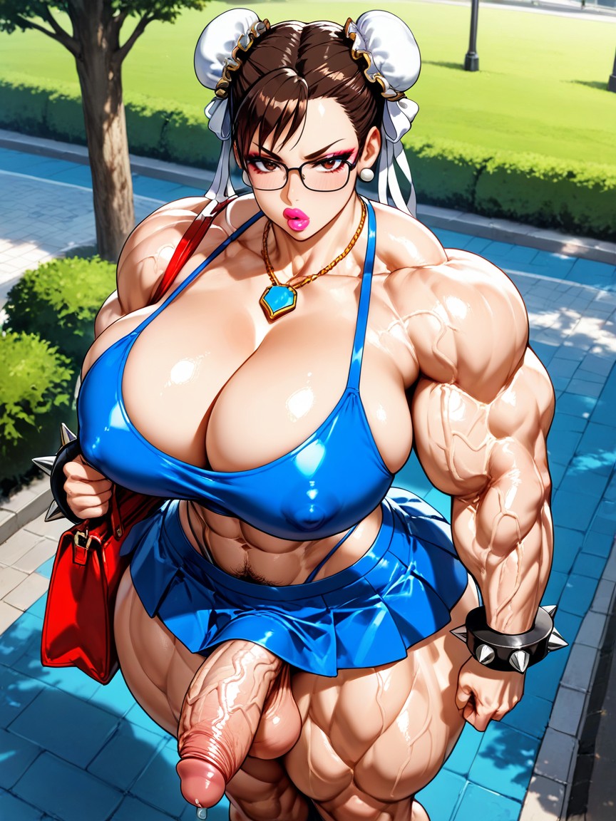 High Thong, Pubic Hair, Erect Penis Hentai AI Porn