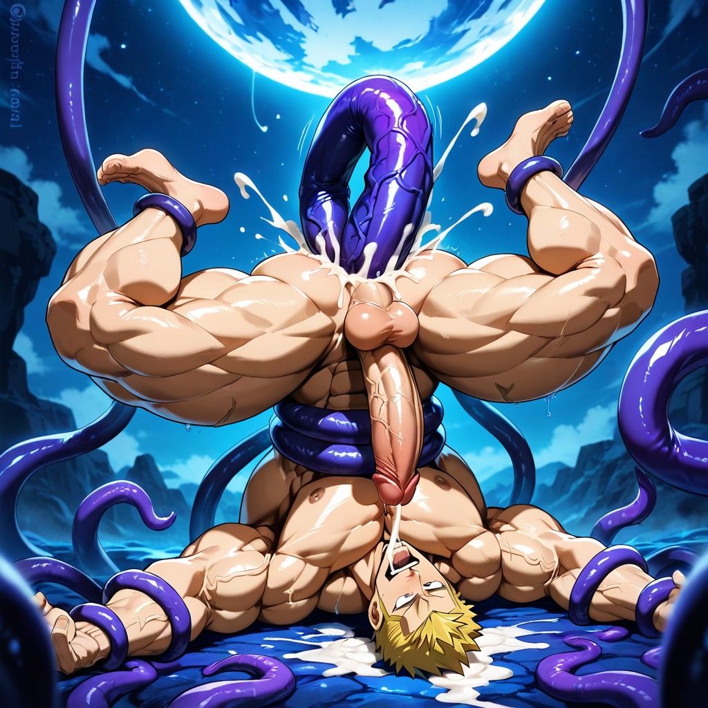 Naked, Tentacles, Cum Dump AI Gay Porn
