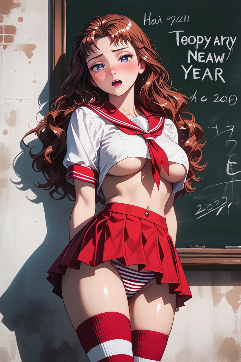 Open Mouth, Detailed Pupils, Moaning Hentai AI Porn