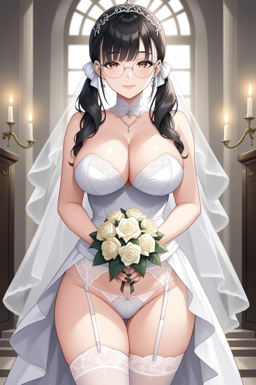Fully Clothed, Chapel, Detailed Face Hentai IA