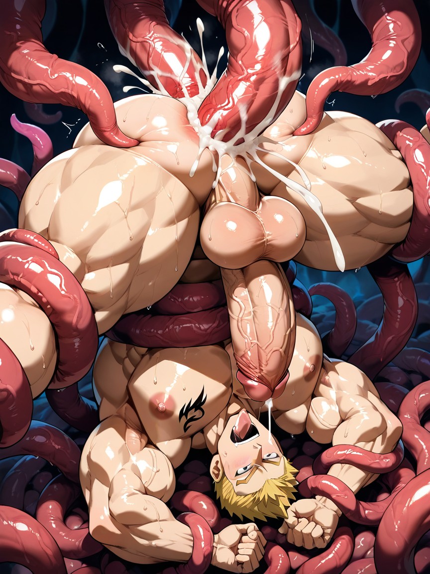 Thick Penis, Big Legs, Cum Dump AI Gay Porn