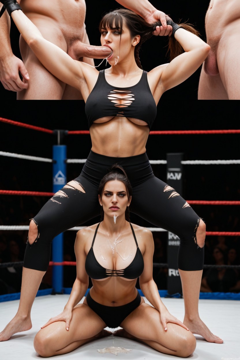 Braided, Sex Fight, On Her Face And Body AI Porn