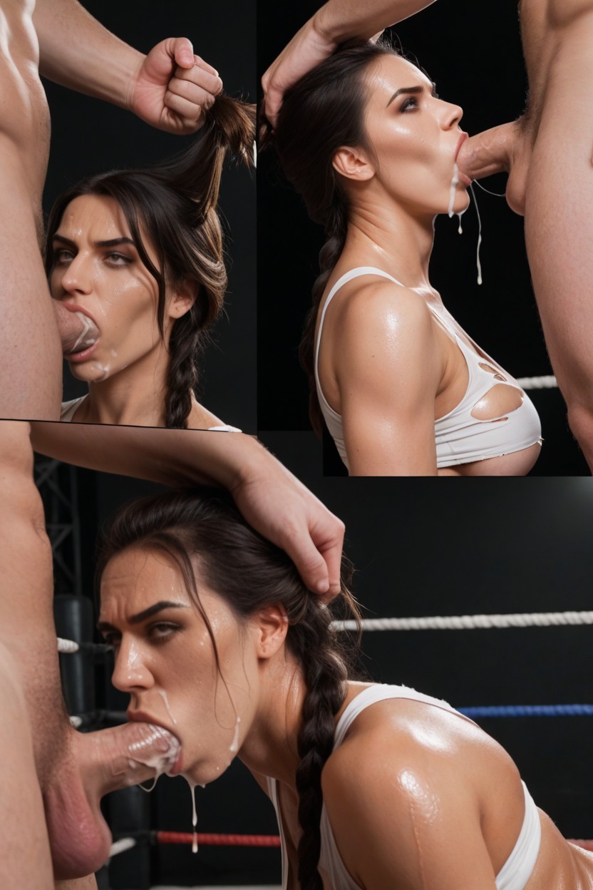 Sweaty, Full Body, Tired Face AI Porn