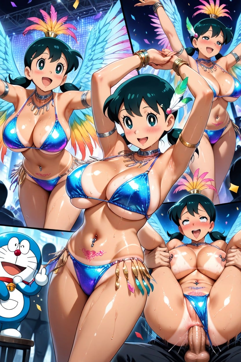 Tattoo On The Belly, 25+, Feathers On Hips Hentai AI Porn