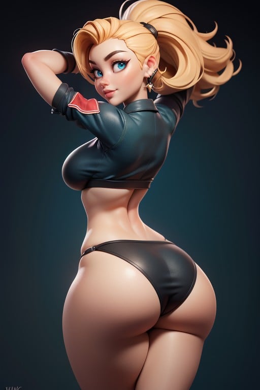 Green And Black Military Camouflage Bikini, Green And Black Military Camouflage Bikini, Buzzcut Hentai AI Porn