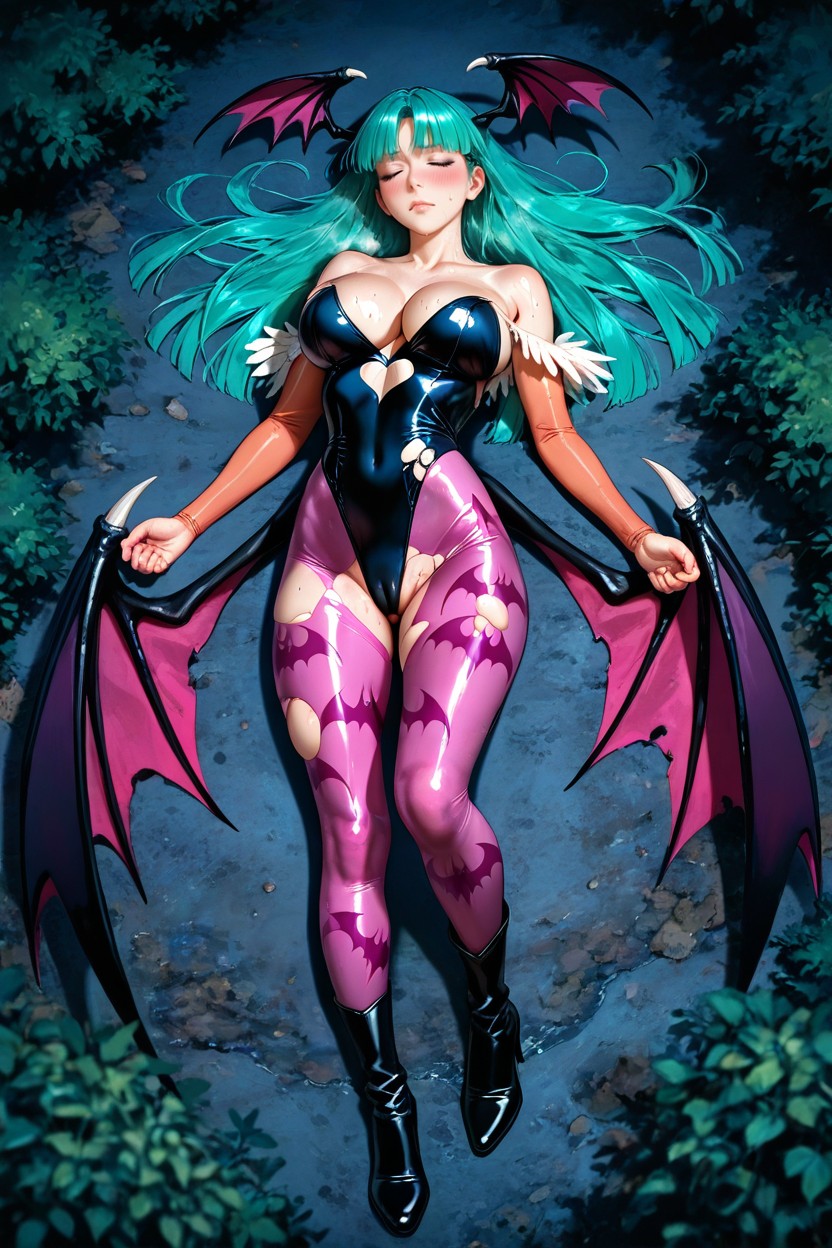 Best Detailed Hair, Sexy Legs, Head Bat Wing Hentai AI Porn