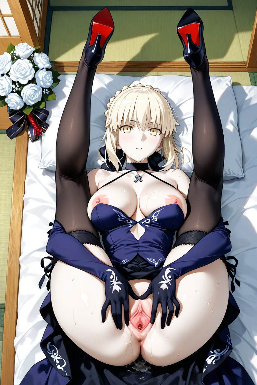 Legs Up, Ass Facing Up, Nine Head To Body Ratio Hentai AI Porn