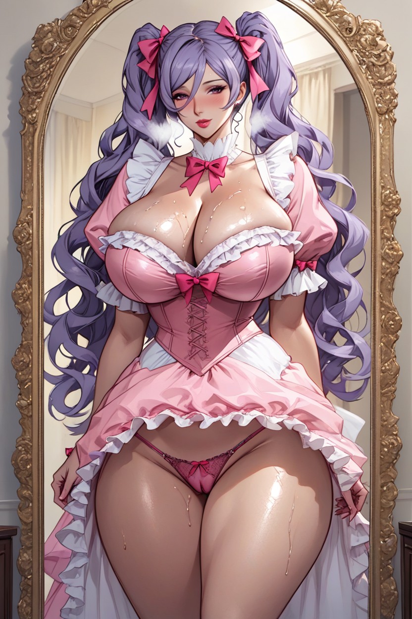 Bows On Twintails, Alone, Massive Ass Hentai AI Porn