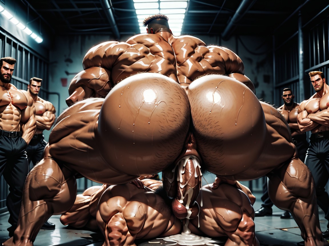 Double Penetration, Top Down, Many Gay Menhaving Sex AI Porn