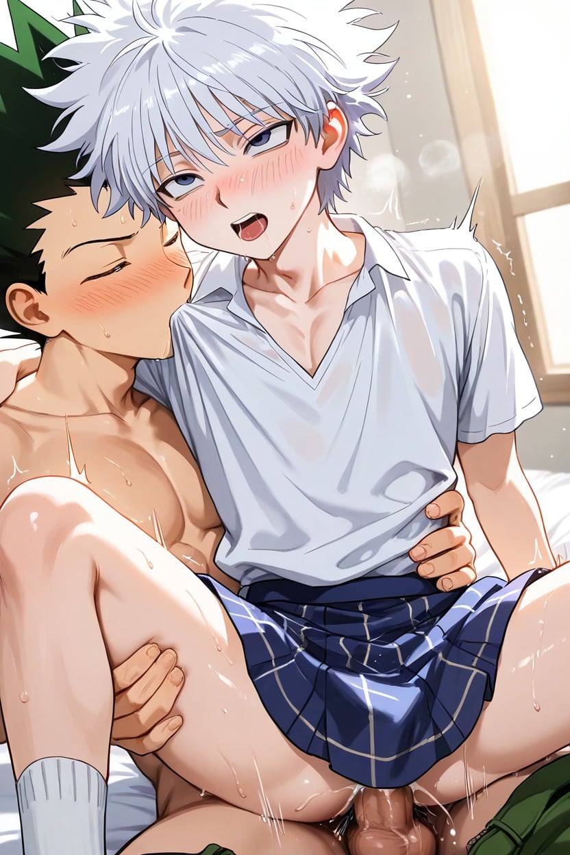 Duo, Sex Gay, Gon Fucking Killua AI Gay Porn
