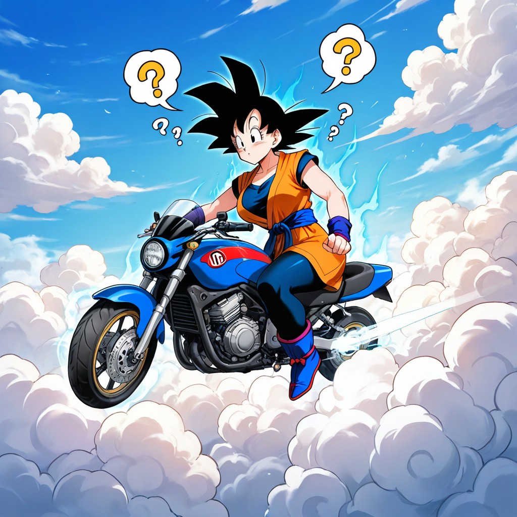 Bike Colored As Cloud, Black Hair, Sexy AI Porn