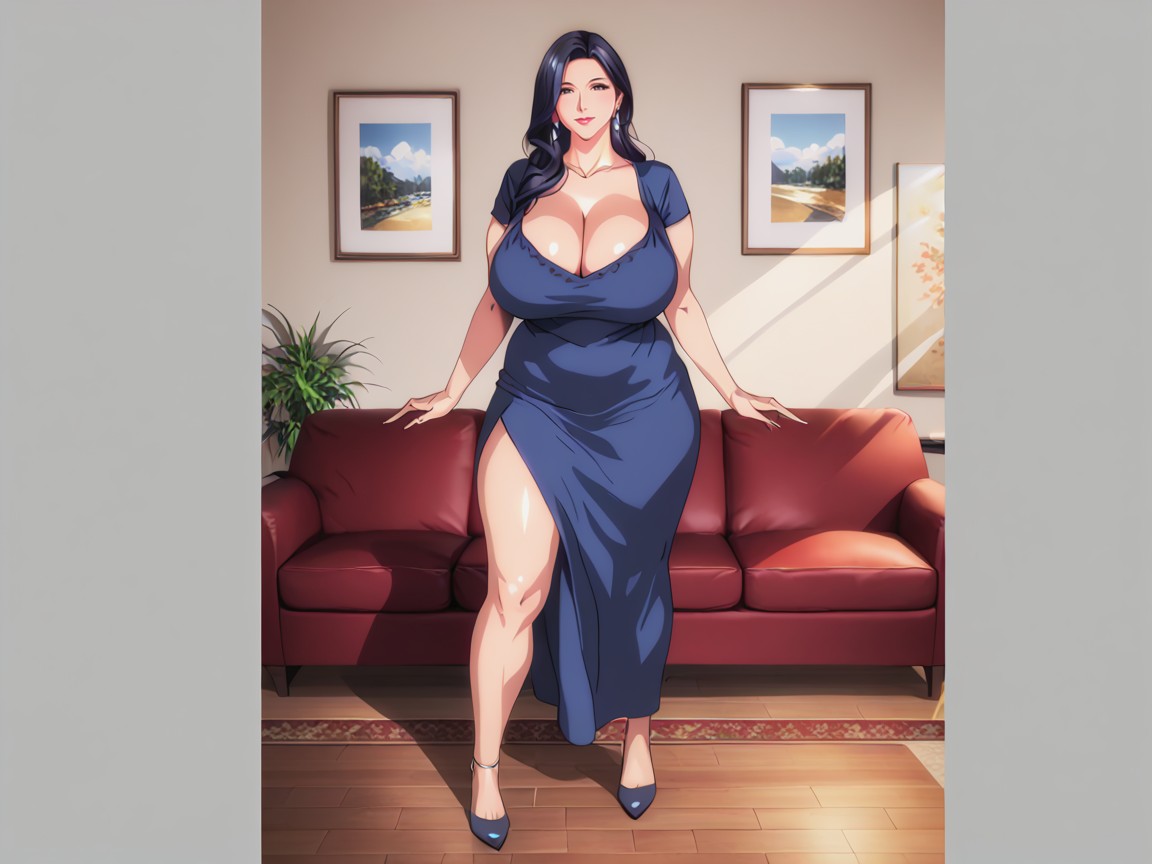 Long Length, Looking At Viewer, Realistic Hentai AI Porn