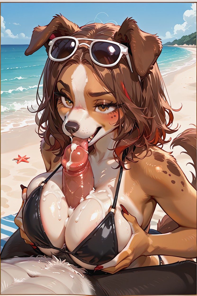 Smug, 20+, Titfuck Furry AI Porn