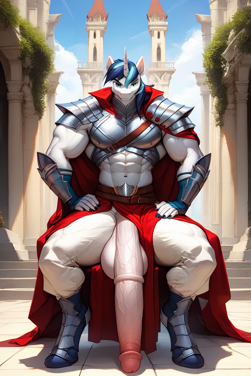 Pony, Toned Abs, Top Down Furry AI Porn