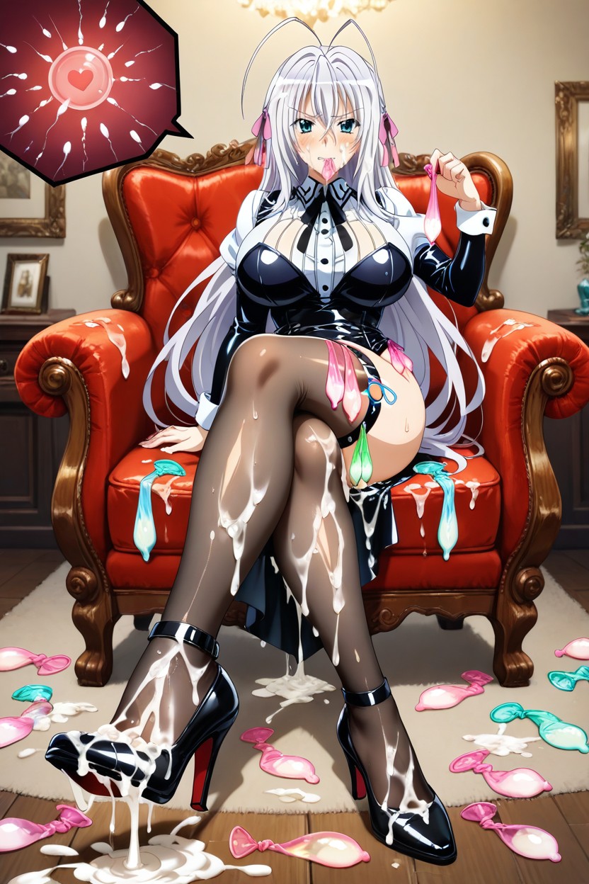 Semen Soaked High Heels, Cum On Body, Swallowing Semen Hentai AI Porn