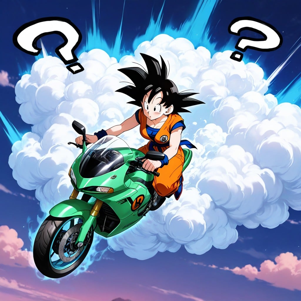 Bike Of Cloud Color, In Open Skies, Big Question Marks AI Porn