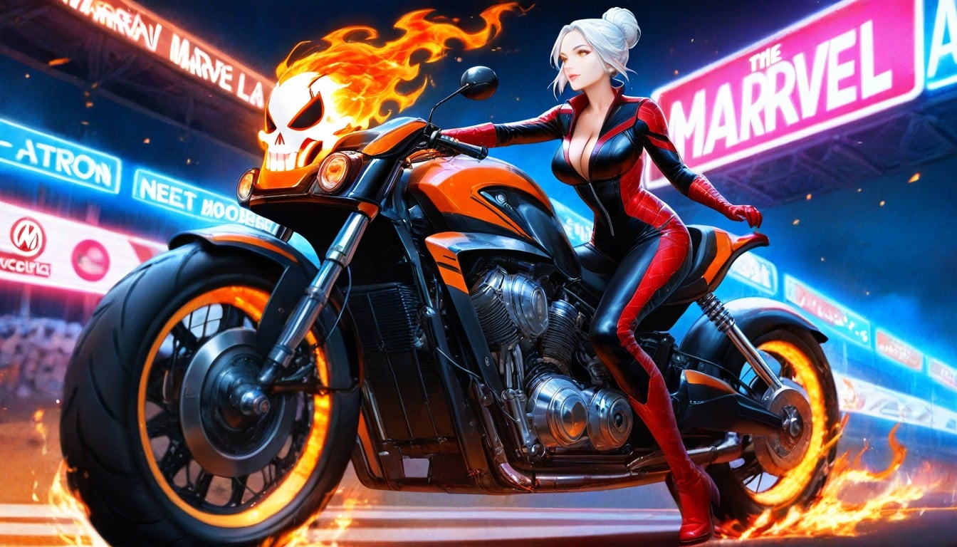 Tron Woman Of Mixed Scandinavian And Persian Descent, Neon, 25+ AI Porn