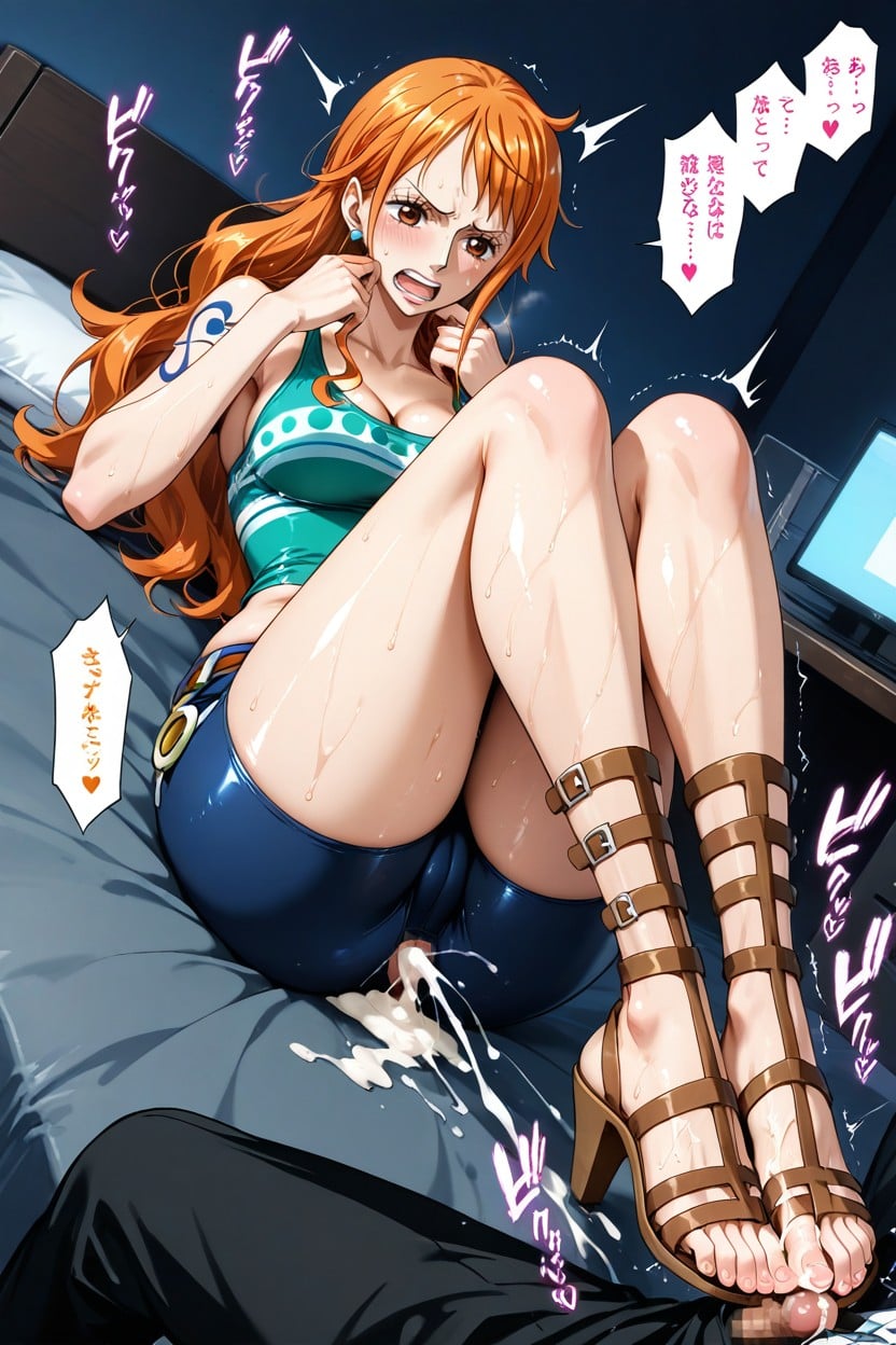 Powerless, Sweaty Skin, Legs Up Hentai AI Porn