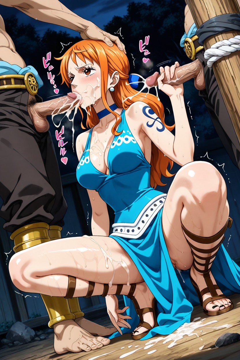 Medieval, Ginger Hair, Woman Trembling With Sexual Climax Hentai AI Porn