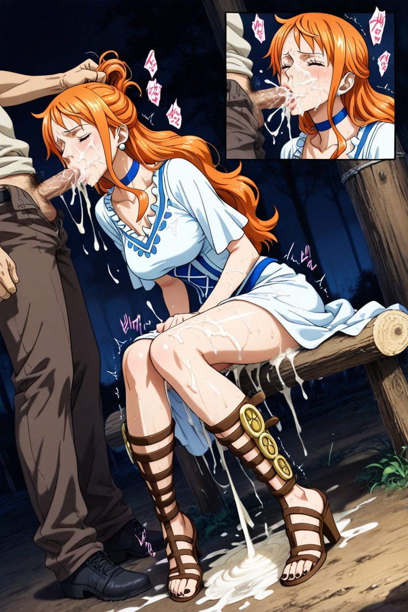 Excessive Moaning, Face Visible, Twitching Hentai AI Porn