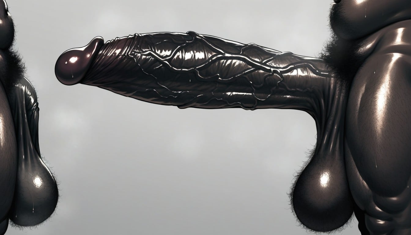 Enormous Thick Black Cock, Veiny Thick Black Cock, Extremely Veiny Cock AI Porn