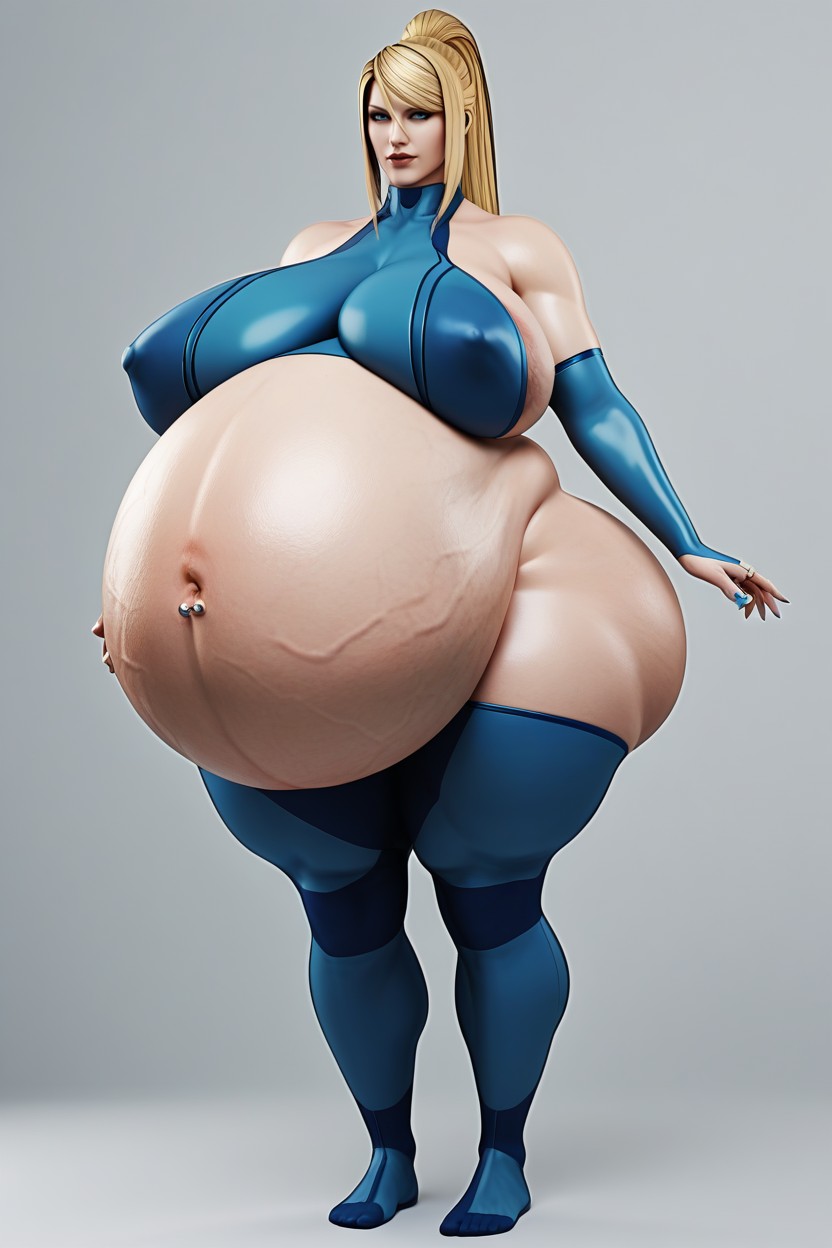Extremely Massive Thighs, 25+, Hyper Exaggerated Extreme Gigantic Massive Veiny Sagging Elongated Breasts AI Porn