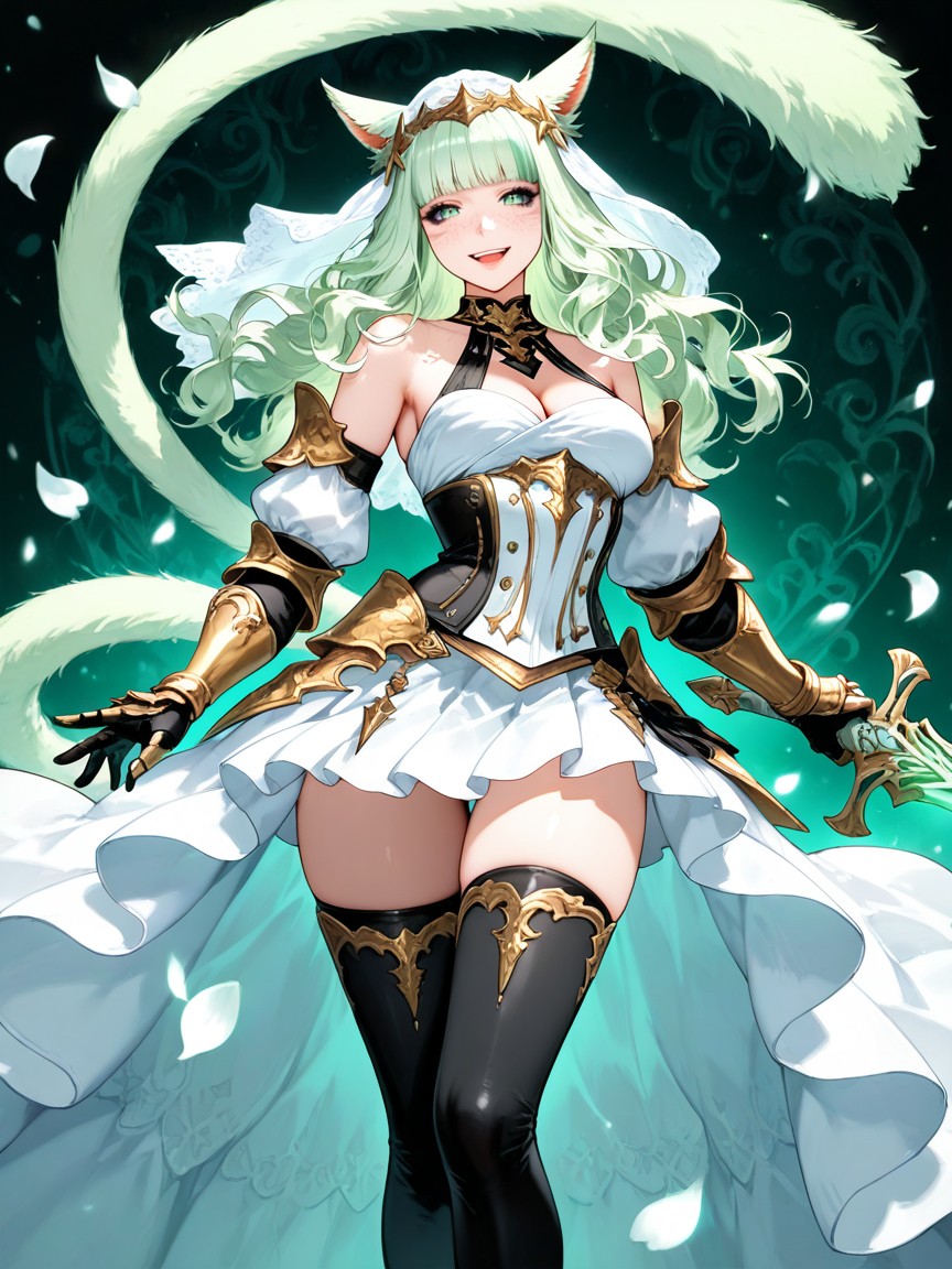 Medium Chest, Holding Sword Upwards In One Hands, Paladin Porno IA Hentai