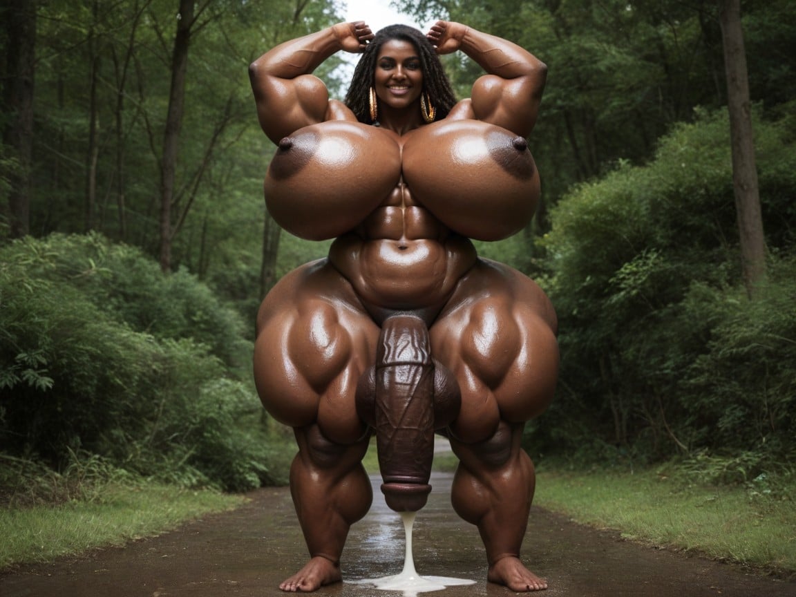 Front View, Big Smile, Gigantic Breast Porno shemale IA