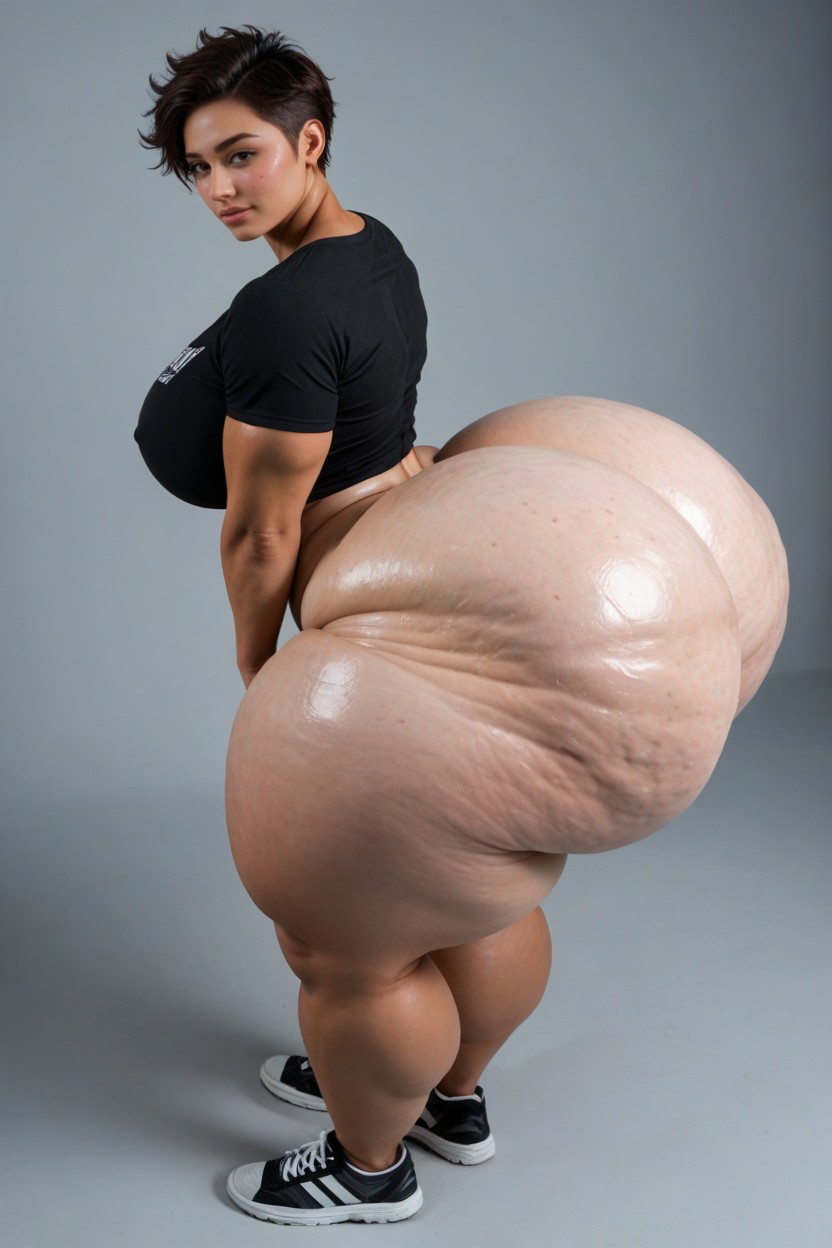 Blonde, Cellulite Thighs, Thick Thighs AI Porn