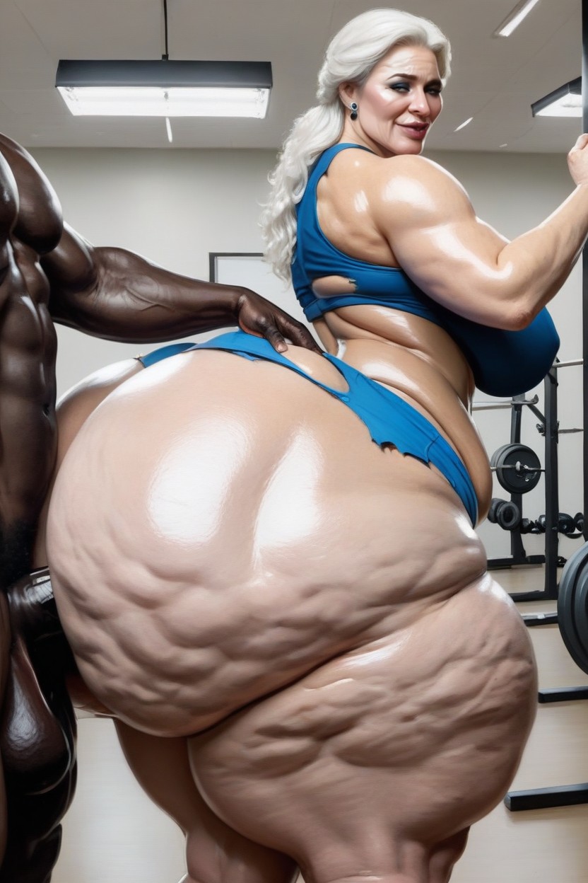 Interracial, Arched Back, Anal Sex AI Porn