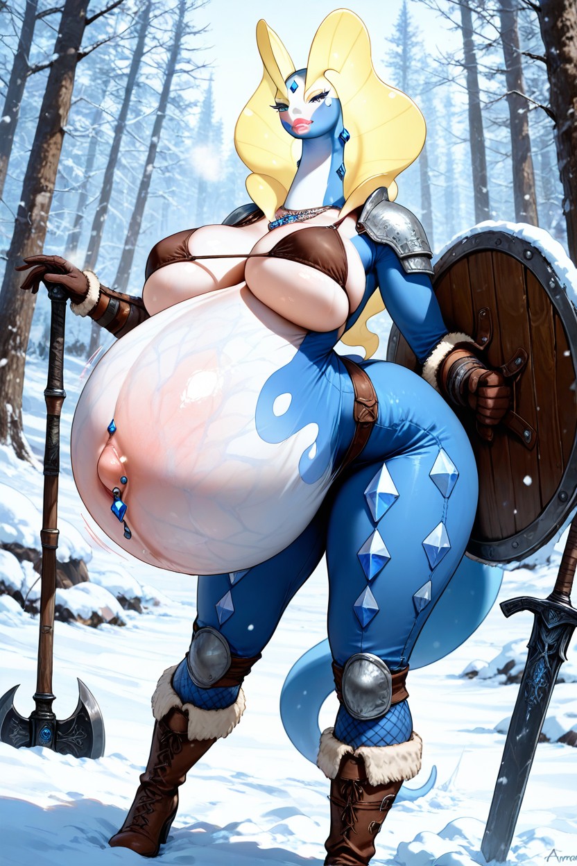 Earrings, Furry, Small Ass AI Porn