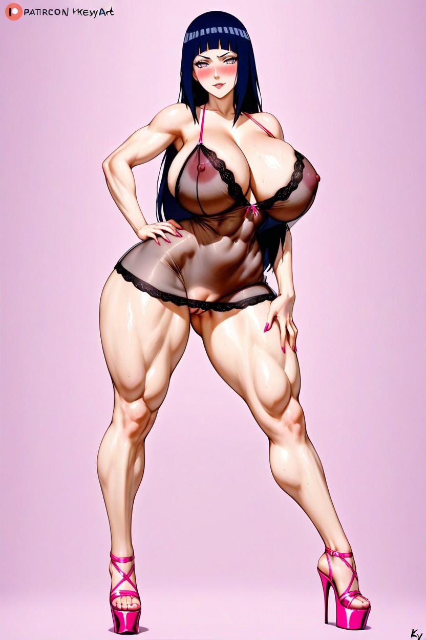 Firm Round Breasts, Asura Art Style, Massive Ass Hentai AI Porn