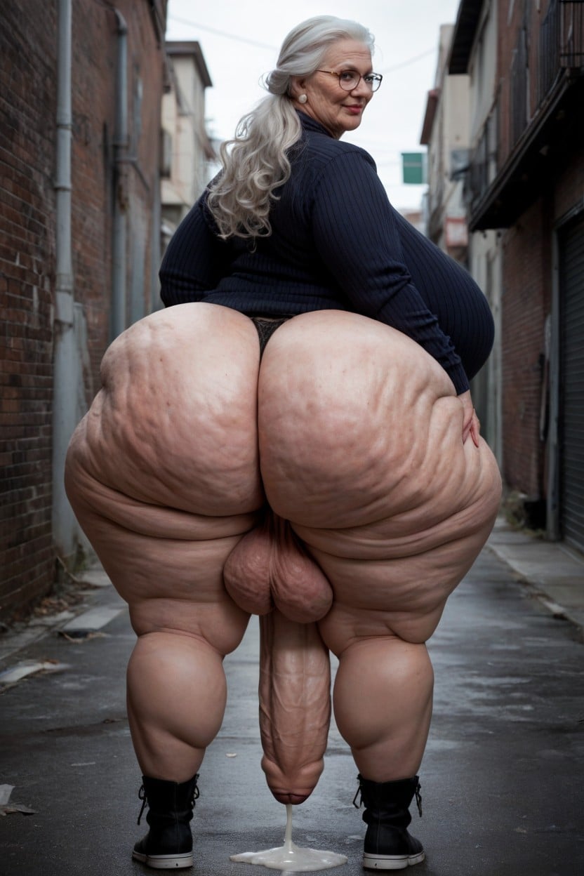 Hyper Length Legs Hyper Testicals, Night, Cellulite Arms AI Porn