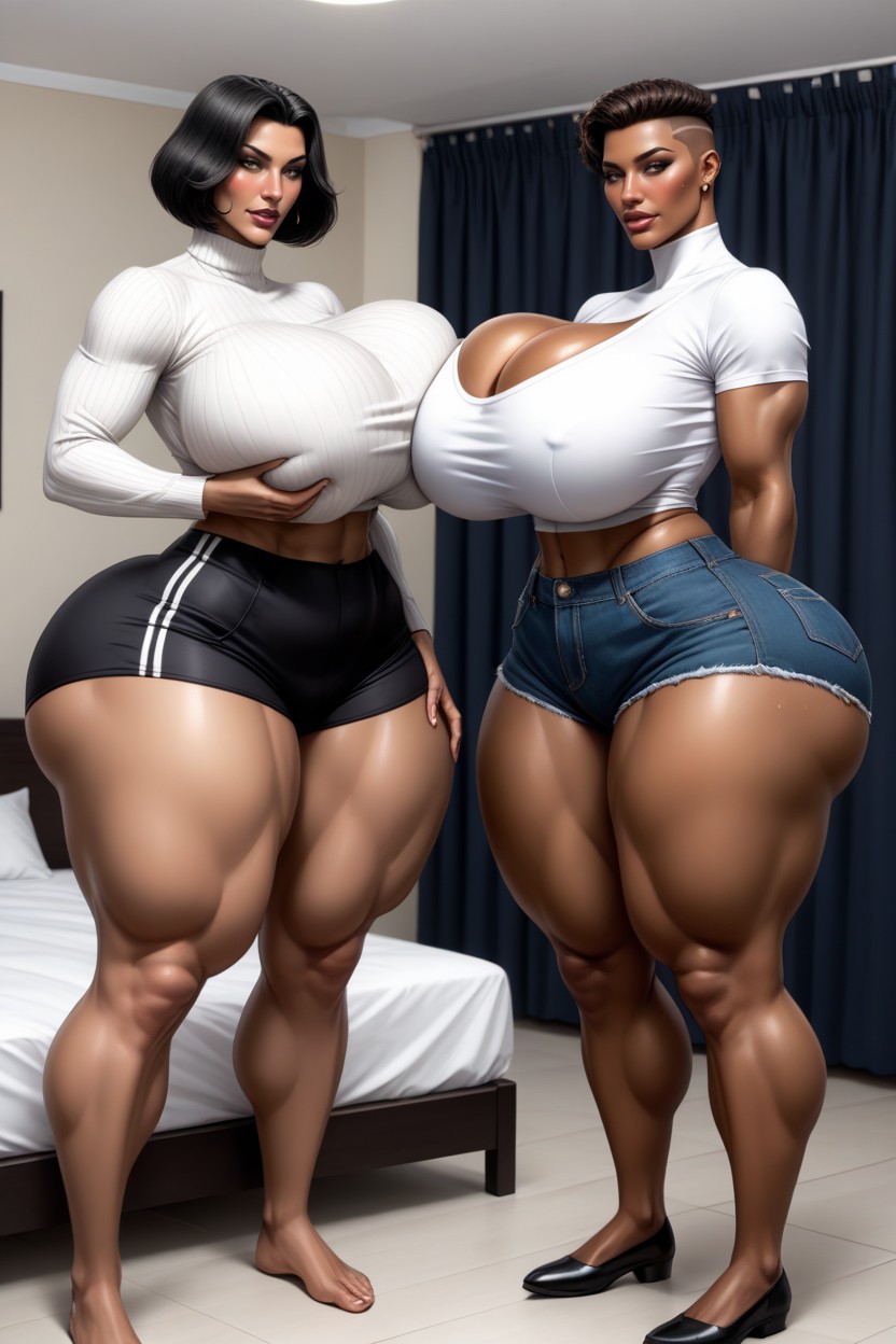 Bedroom, Full Body, Groping AI Porn
