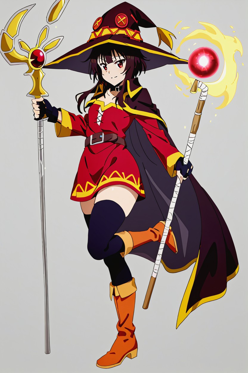 Black Hair, Thick Thighs, Reflecting Her Magical Prowess And Quirky Personality Hentai AI Porn
