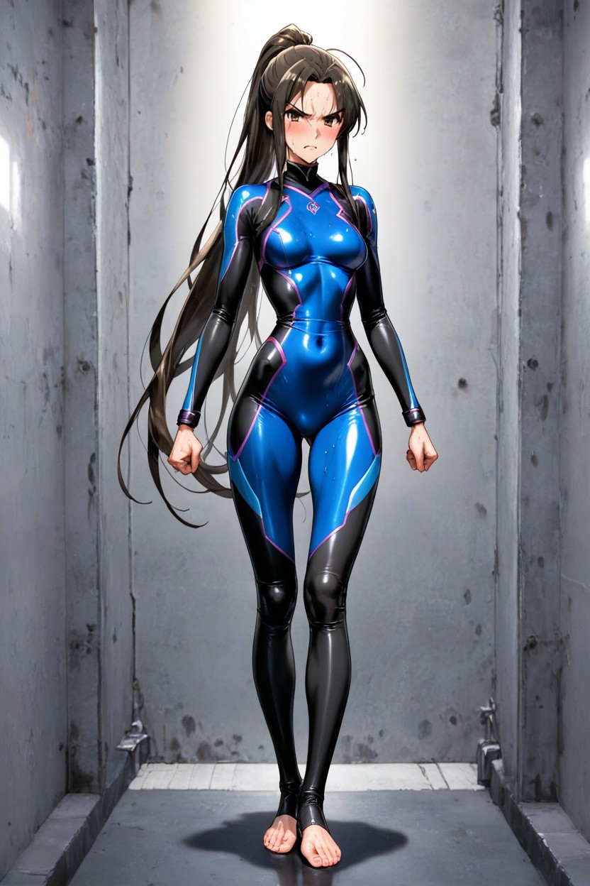 Leg Is Times Longer Than Head, Ultraskinny Ass, Culo Pequeño Hentai IA