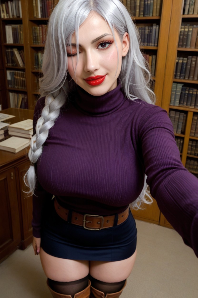 Hips, Looking At Viewer, Bee Waist AI Porn