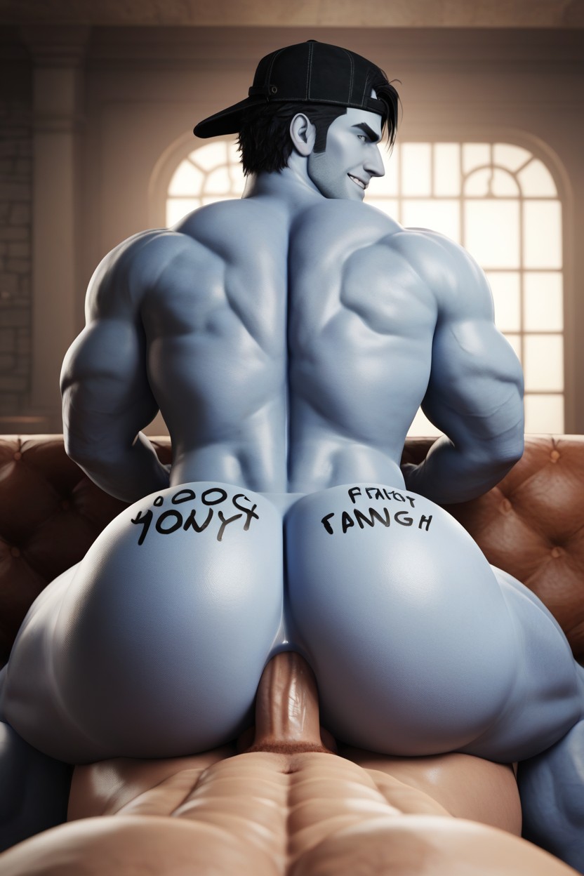 Milking Demonstration, Other College Males Standing Around, 18+ ゲイAIポルノ