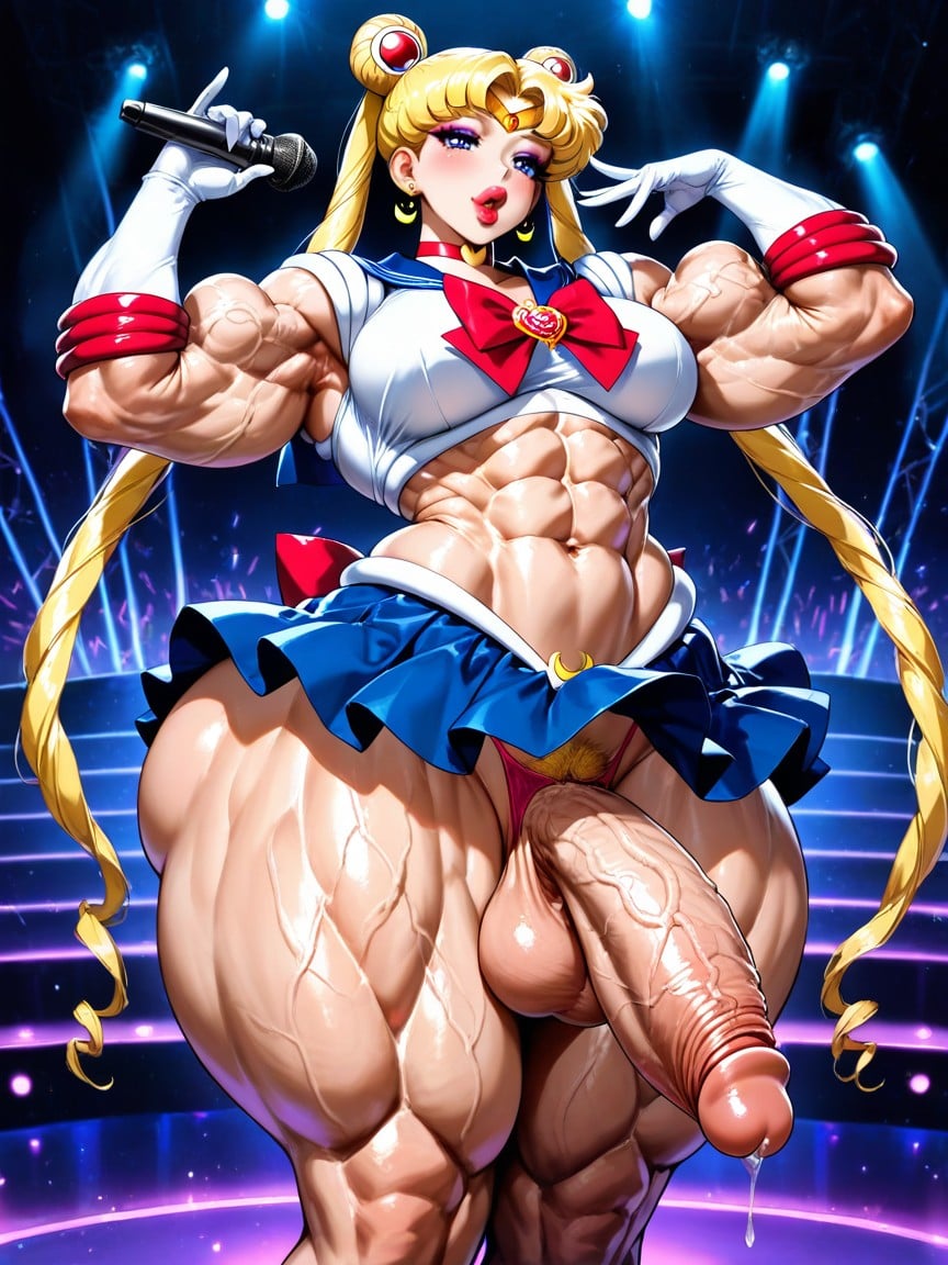 Massive Muscle Delts, Bimbo, High-thong Hentai AI Porn